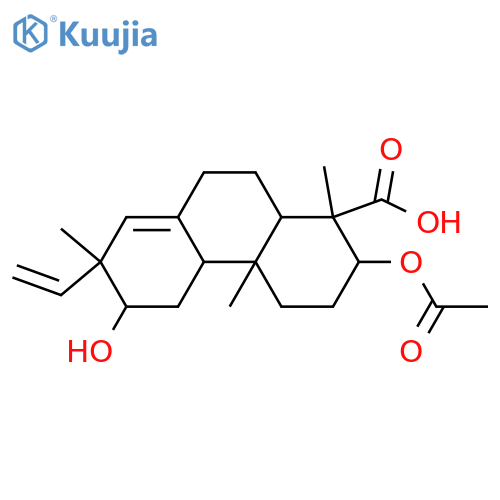 8(14),15-Isopimaradiene-3,12,18-triol; (ent-3β,12β)-form, 18-Carboxylic acid, 3-Ac structure