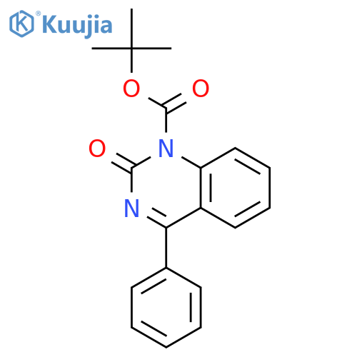 1(2H)-Quinazolinecarboxylic acid, 2-oxo-4-phenyl-, 1,1-dimethylethyl ester structure