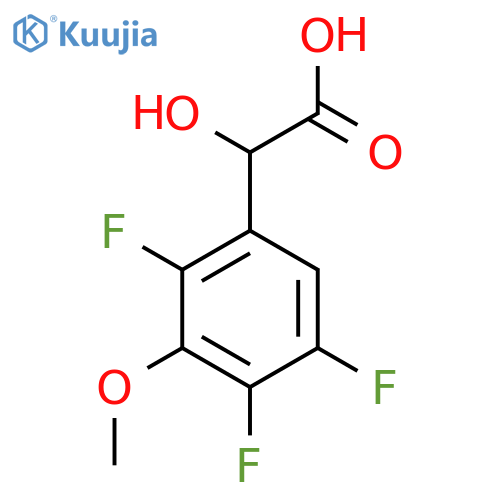 3-Methoxy-2,4,5-trifluoromandelic acid structure