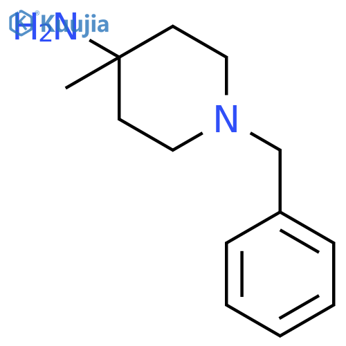 1-Benzyl-4-methylpiperidin-4-amine structure