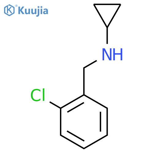 (2-Chloro-benzyl)-cyclopropyl-amine structure