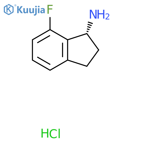 (R)-7-fluoro-2,3-dihydro-1H-inden-1-amine hydrochloride structure