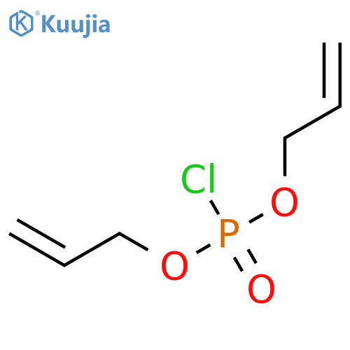 Phosphorochloridicacid, di-2-propen-1-yl ester structure