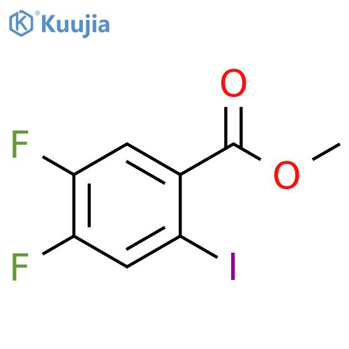 Methyl 4,5-difluoro-2-iodobenzoate structure
