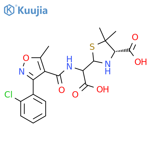 2-Carboxy Cloxacillin structure