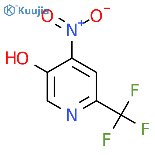 4-Nitro-6-(trifluoromethyl)pyridin-3-ol structure