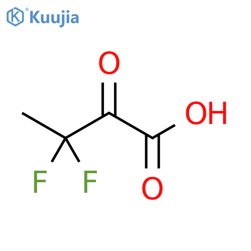 3,3-difluoro-2-oxobutanoic acid structure