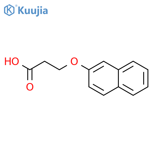 3-(naphthalen-2-yloxy)propanoic Acid structure