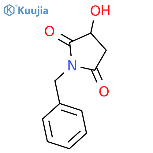 (3R)-3-Hydroxy-1-(phenylmethyl)-2,5-pyrrolidinedione structure