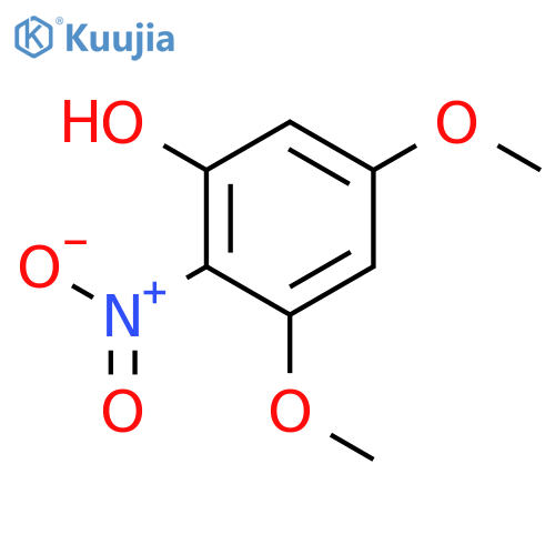 3,5-dimethoxy-2-nitrophenol structure