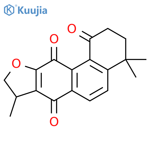 Phenanthro[3,2-b]furan-1,7,11(2H)-trione, 3,4,8,9-tetrahydro-4,4,8-trimethyl- structure
