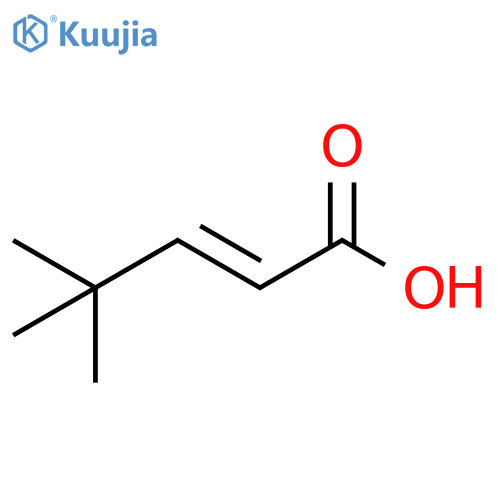 4,4-dimethylpent-2-enoic acid structure