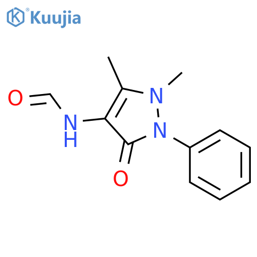 4-Formylamino Antipyrine structure