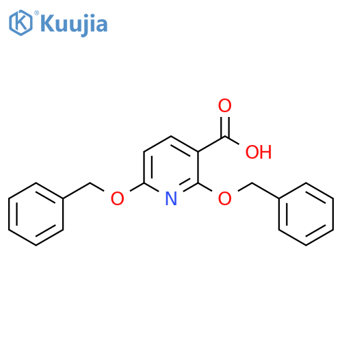 2,6-bis(benzyloxy)pyridine-3-carboxylic acid structure