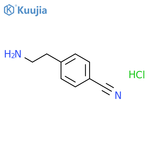 4-(2-Aminoethyl)benzonitrile hydrochloride structure