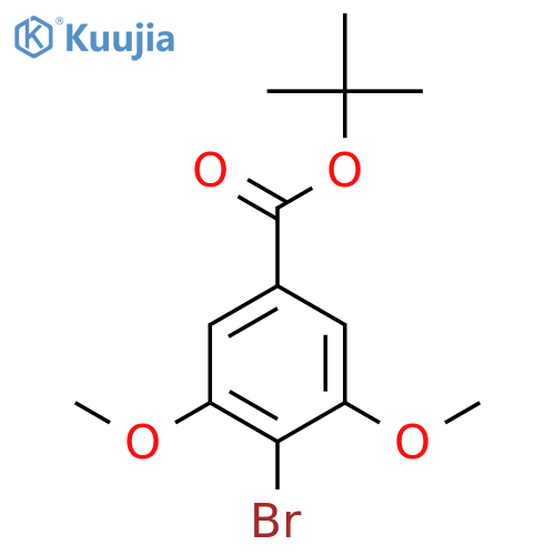tert-Butyl 4-bromo-3,5-dimethoxybenzoate structure