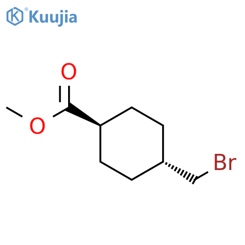methyl trans-4-(bromomethyl)cyclohexanecarboxylate structure