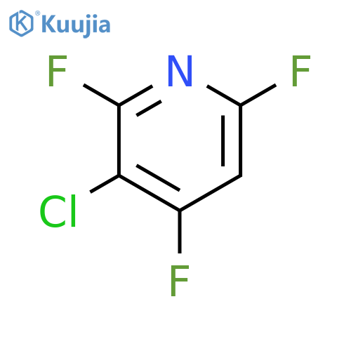 3-chloro-2,4,6-trifluoro-Pyridine structure