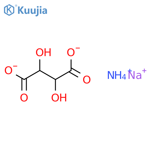 Butanedioic acid,2,3-dihydroxy- (2R,3R)-, ammonium sodium salt (1:1:1) structure