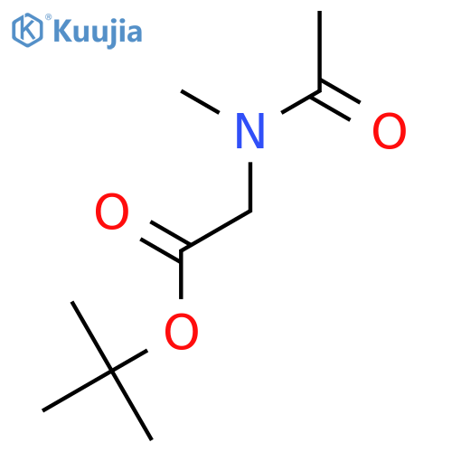 tert-butyl 2-(N-methylacetamido)acetate structure