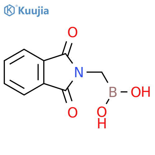 Boronic acid, B-[(1,3-dihydro-1,3-dioxo-2H-isoindol-2-yl)methyl]- structure