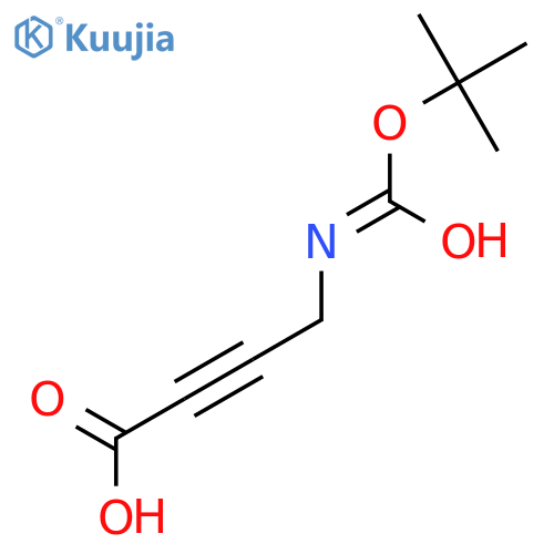 4-(tert-Butoxycarbonylamino)but-2-ynoic Acid structure