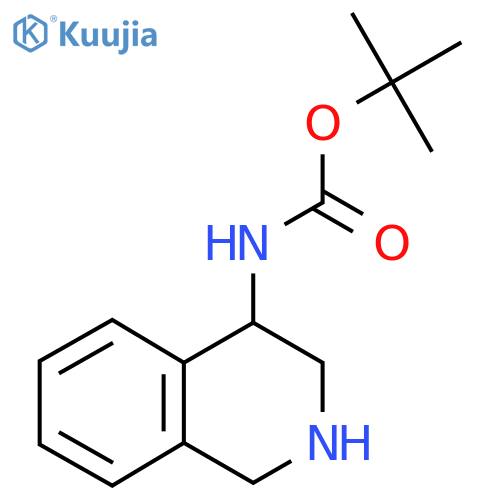 Tert-Butyl (1,2,3,4-tetrahydroisoquinolin-4-yl)carbamate structure