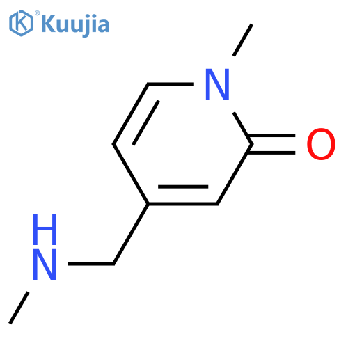 1-METHYL-4-(METHYLAMINO)METHYL-1,2-DIHYDROPYRIDIN-2-ONE structure