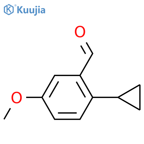 2-Cyclopropyl-5-methoxybenzaldehyde structure