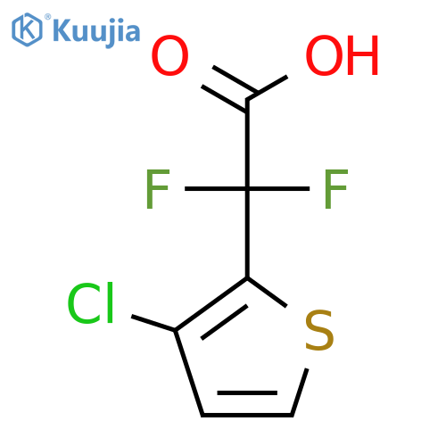 2-(3-Chlorothiophen-2-yl)-2,2-difluoroacetic acid structure