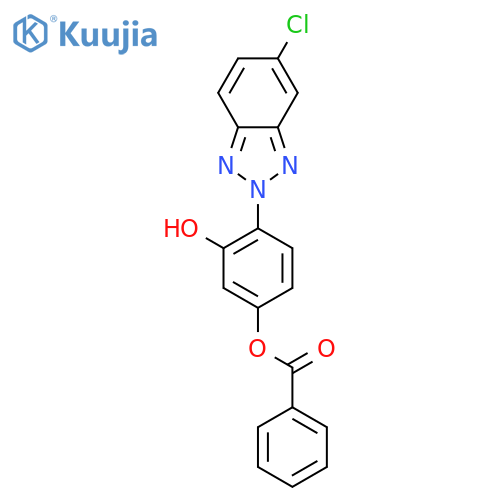 2-(2'-Hydroxy-4'-benzoyloxyphenyl)-5-chlorobenzotriazole structure