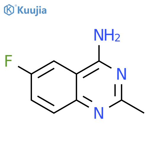 6-fluoro-2-methylquinazolin-4-amine structure