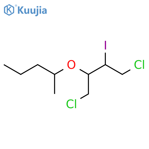 2-(1,4-dichloro-3-iodobutan-2-yl)oxypentane structure