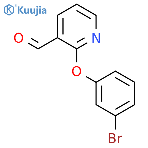 2-(3-Bromophenoxy)-pyridine-3-carbaldehyde structure