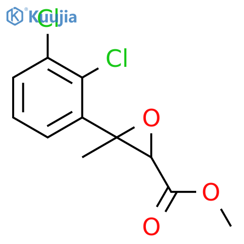 2-Oxiranecarboxylic acid, 3-(2,3-dichlorophenyl)-3-methyl-, methyl ester structure