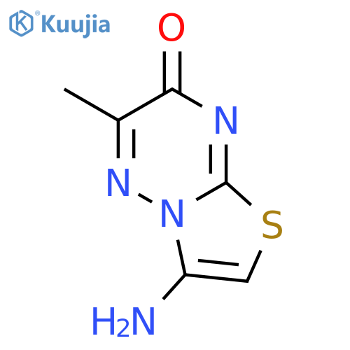 3-amino-6-methyl-7H-[1,3]thiazolo[3,2-b][1,2,4]triazin-7-one structure