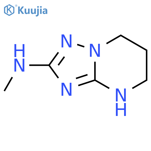 N-methyl-4H,5H,6H,7H-1,2,4triazolo1,5-apyrimidin-2-amine structure