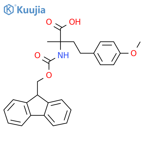 Benzenebutanoic acid, α-[[(9H-fluoren-9-ylmethoxy)carbonyl]amino]-4-methoxy-α-methyl- structure