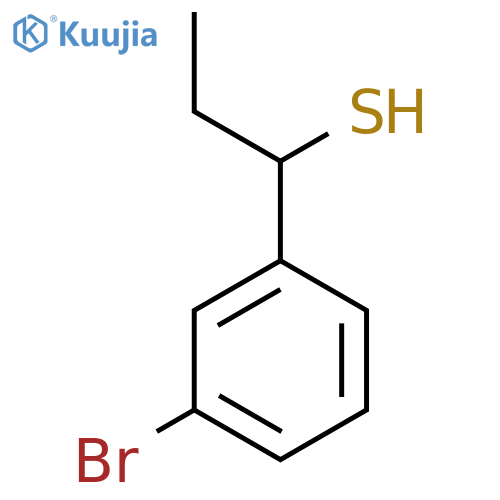 1-(3-Bromophenyl)propane-1-thiol structure