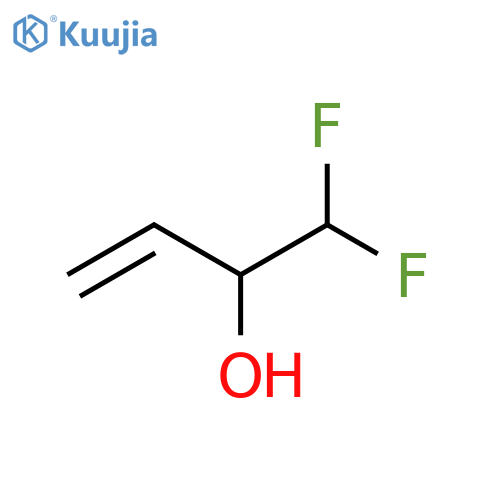 1,1-difluorobut-3-en-2-ol structure