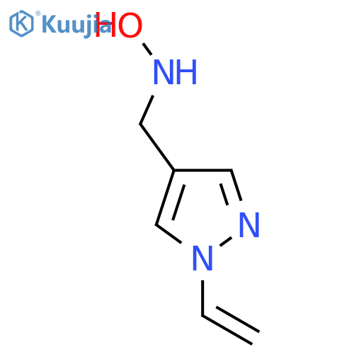 N-[(1-ethenyl-1H-pyrazol-4-yl)methyl]hydroxylamine structure