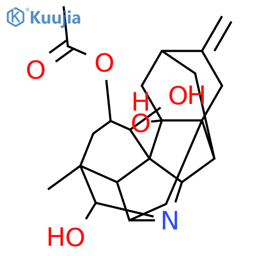 Hetisan-1,2,9,19-tetrol,2-acetate, (1b,2a,19S)- (9CI) structure