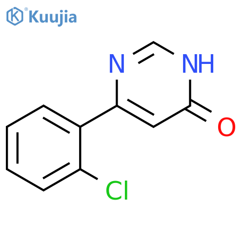 6-(2-chlorophenyl)pyrimidin-4-ol structure