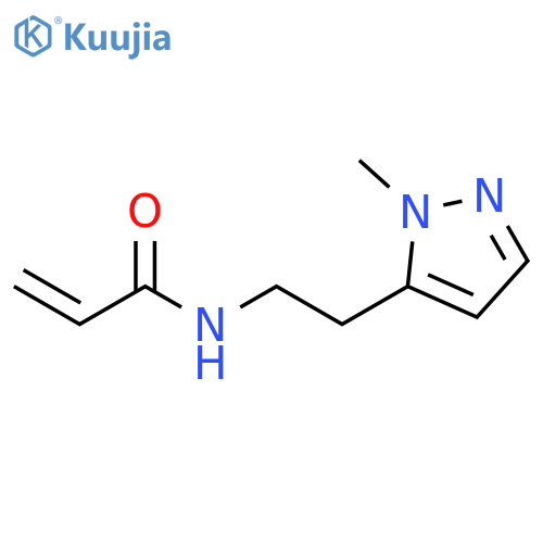 2-Propenamide, N-[2-(1-methyl-1H-pyrazol-5-yl)ethyl]- structure