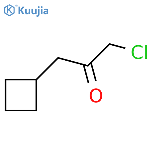 1-Chloro-3-cyclobutylpropan-2-one structure