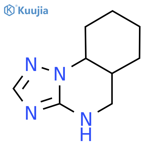 4H,5H,5aH,6H,7H,8H,9H,9aH-1,2,4triazolo1,5-aquinazoline structure