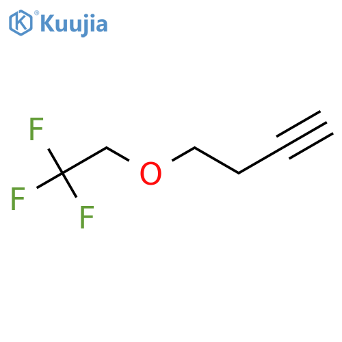 4-(2,2,2-Trifluoroethoxy)but-1-yne structure