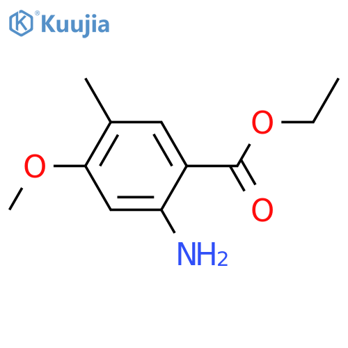 Ethyl 2-amino-4-methoxy-5-methylbenzoate structure