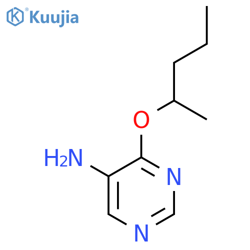 4-(pentan-2-yloxy)pyrimidin-5-amine structure