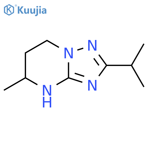 5-methyl-2-(propan-2-yl)-4H,5H,6H,7H-1,2,4triazolo1,5-apyrimidine structure